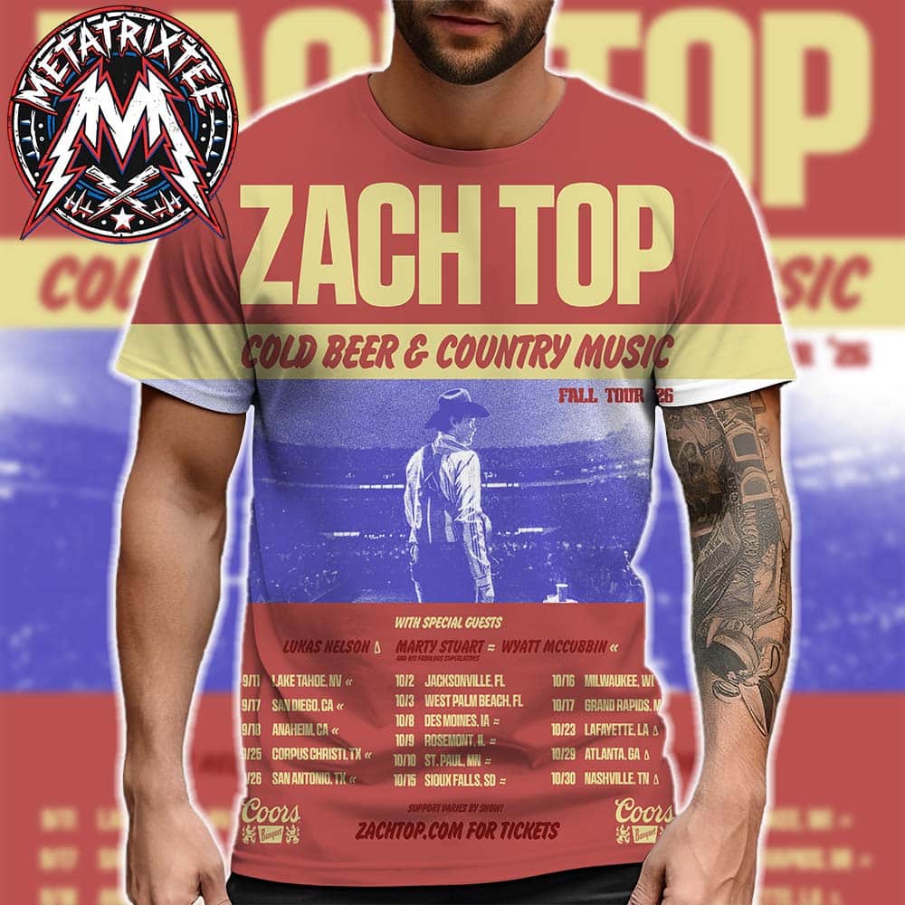 Zach Top Cold Beer And Country Music Fall Tour 2026 Cities List For September 11 To October 30 Premium All Over Print Shirt Zach Top Cold Beer And Country Music Fall Tour 2026 Cities List For September 11 To October 30 Premium All Over Print Shirt