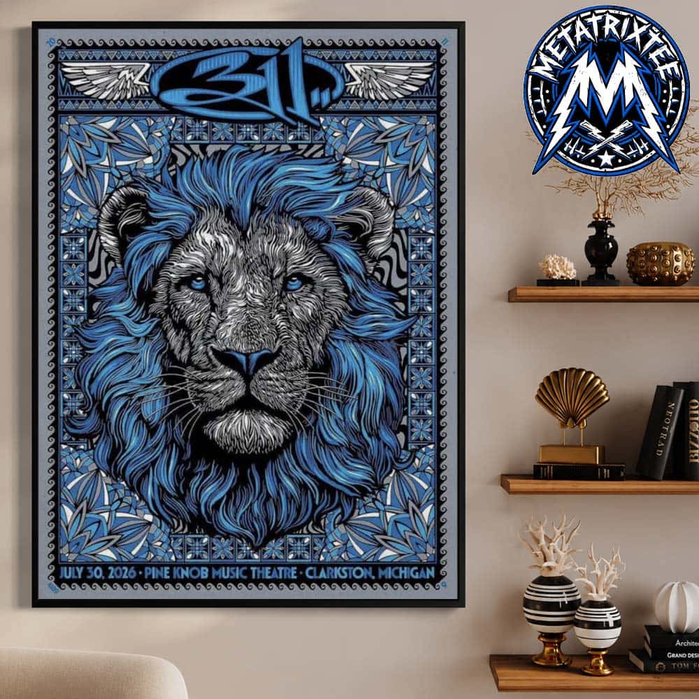311 Poster For North American So Glad You Made It Tour 2026 At