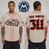 Fifty Something Tour 2026 Rush 50 White Baseball Jersey Birds Crown Graphic Concert Apparel Shirt