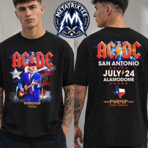 ACDC San Antonio Tee POWER UP Tour 2026 At The Alamodome In Texas On July 24 2026 Two Sided Unisex T-Shirt