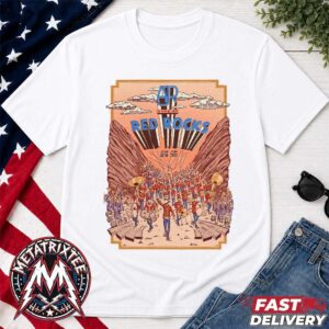 AJR Red Rocks Amphitheatre 2026 Two Nights Poster For Morrison Colorado On June 29 And June 30 2026 White T-Shirt