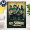Congrats Utah Talons Back-To-Back AUSL Champs For AUSL Championship 2026 Gallery-Style Poster Canvas Congrats Utah Talons Back-To-Back AUSL Champs For AUSL Championship 2026 Gallery-Style Poster Canvas