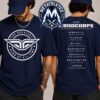 Airbourne Gutsy Europe Tour 2026 Cities List Start Jun 29 In Wales To Sep 5 In Norway Two Sided Print T-Shirt