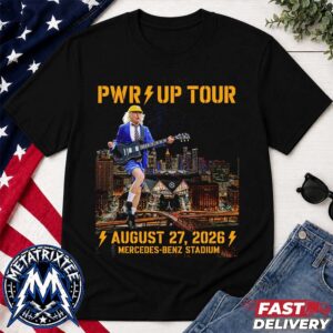 At Mercedes-Benz Stadium Atlanta GA ACDC PWR UP Tour Poster Show On August 27 2026 Short T-Shirt