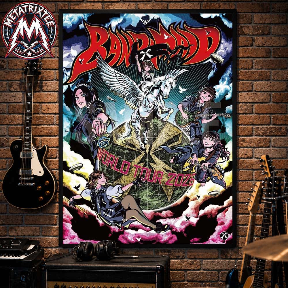 Band-Maid World Tour 2026 Poster Comic Artwork By SHUN SUZUKI And YOKUN High-Quality Poster Canvas Band-Maid World Tour 2026 Poster Comic Artwork By SHUN SUZUKI And YOKUN High-Quality Poster Canvas