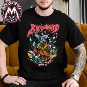 Band-Maid World Tour 2026 Tee Comic Artwork By SHUN SUZUKI And YOKUN Unisex T-Shirt