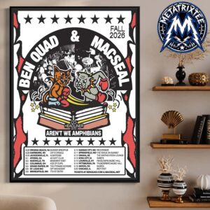 Ben Quad And Macseal Dates List For Fall 2026 Tour Kicks Off On August 28 In Virginia And Wraps Up September 20 In Chicago Gallery-Style Poster Canvas