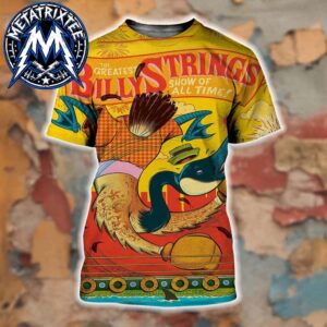 Billy Strings Tour Night 1 Poster Show By Your Cinema At The Agganis Arena In Boston MA On July 21 2026 Unisex T-Shirt