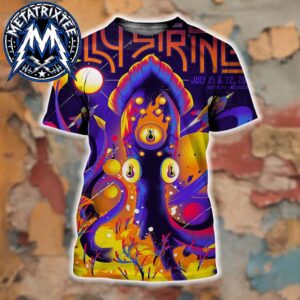 Billy Strings Two-Night Stand Tour Poster By Arno Kiss At The Agganis Arena In Boston MA On July 21 And 22 2026 All Over Print Shirt
