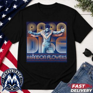 Brandon Flowers Paradise New Song Release On August 21 2026 Another Day In Paradise Black Short t-Shirt