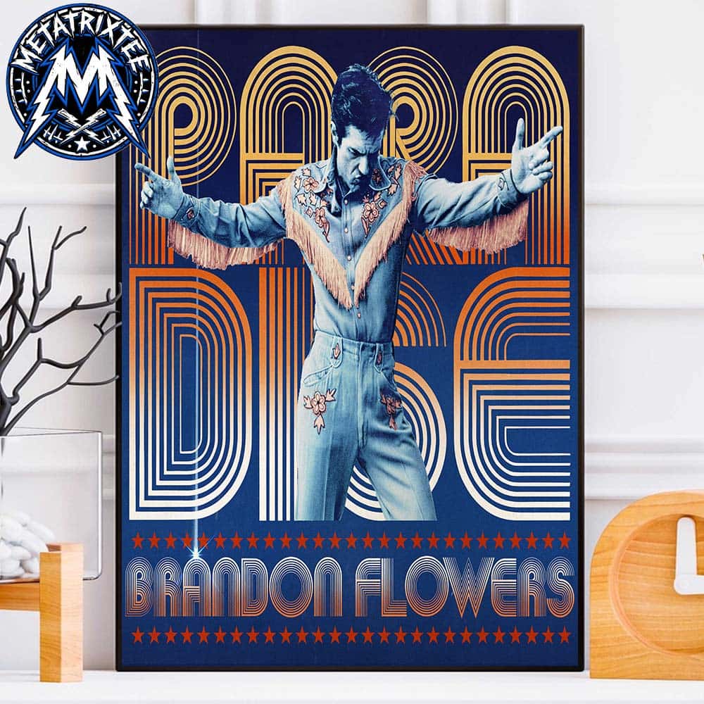 Brandon Flowers Paradise New Song Release On August 21 2026 Another Day In Paradise Professional Poster Canvas Brandon Flowers Paradise New Song Release On August 21 2026 Another Day In Paradise Professional Poster Canvas