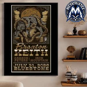Braxton Keith Poster For Live Concert At Bluestone In Columbus OH On July 31 2026 Premium Poster Canvas