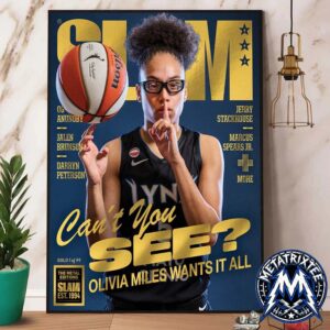 Can’t You See Olivia Miles Magazine SLAM 263 Gold Metal Edition Team Minnesota Lynx WNBA Gallery-Style Poster Canvas