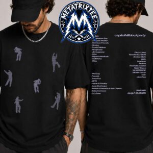 Capitol Hill Block Party 2026 Merch CHBP Lineup Tee For Seattle WA On August 7-9 Two Sided Black T-Shirt
