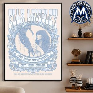 Cary NC Ella Langley Poster Show For Dandelion Tour Night Two At Koka Booth Amphitheatre On July 24 2026 Premium Poster Canvas