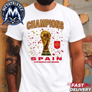 Celebrate Spain’s Football FIFA World Cup 2026 Triumph Official Champions White T-Shirt