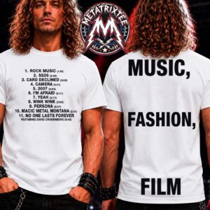 Charli XCX Music Fashion Film Album Out July 24th 2026 Tee Track List Two Sided White T-Shirt Charli XCX Music Fashion Film Album Out July 24th 2026 Tee Track List Two Sided White T-Shirt