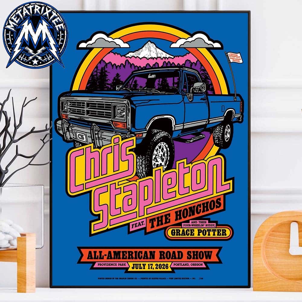 Chris Stapleton Main Poster Show All-American Road Show At
