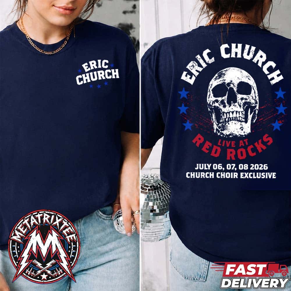 Church Choir Exclusive July 6th 7th And 8th 2026 Tee Eric Church Live At Red Rocks Amphitheatre In Morrison CO Navy Short T-Shirt Church Choir Exclusive July 6th 7th And 8th 2026 Tee Eric Church Live At Red Rocks Amphitheatre In Morrison CO Navy Short T-Shirt