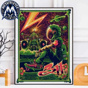 Columbia MD 2026 Poster Show For 311 At The Merriweather Post Pavilion On July 22 Poster Canvas
