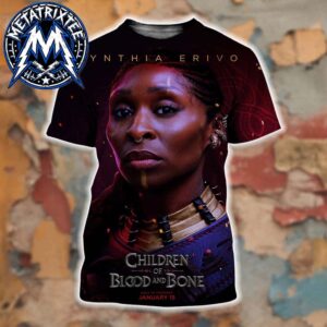 Commander Kaea Official Poster For Film Children Of Blood And Bone Releasing January 15 2027 Starring Cynthia Erivo All Over Print Shirt