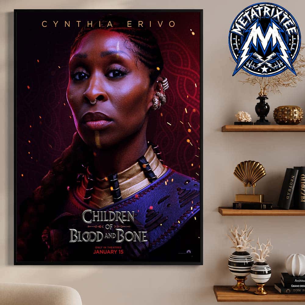Commander Kaea Official Poster For Film Children Of Blood And Bone Releasing January 15 2027 Starring Cynthia Erivo High-Quality Poster Canvas Commander Kaea Official Poster For Film Children Of Blood And Bone Releasing January 15 2027 Starring Cynthia Erivo High-Quality Poster Canvas