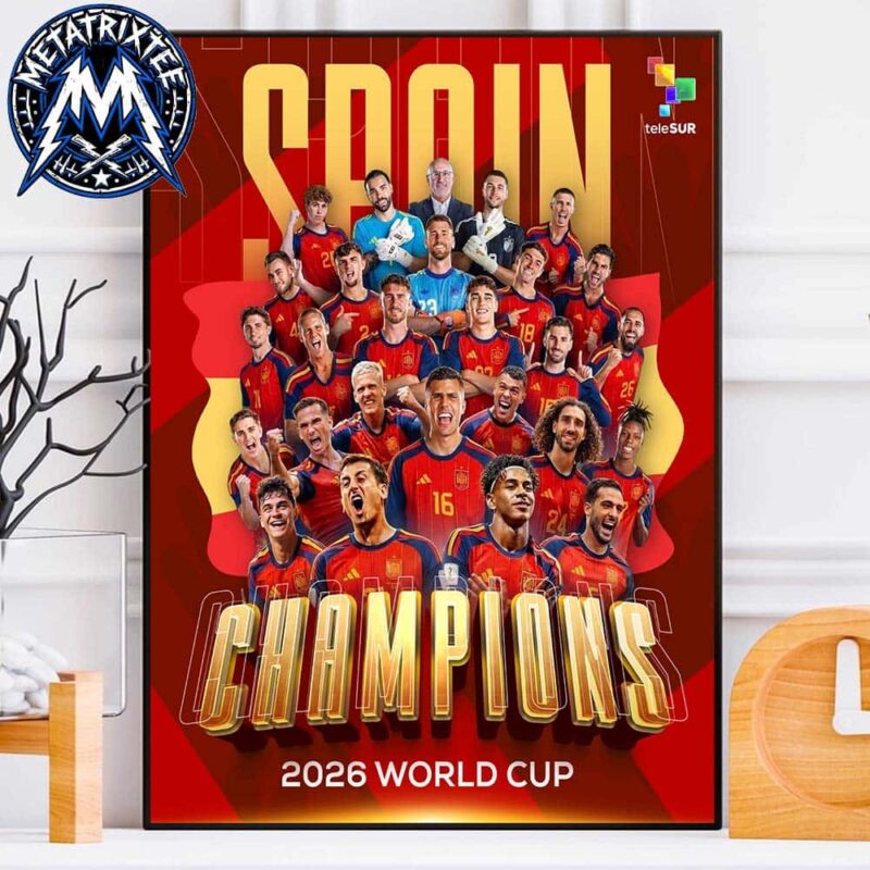 Congrats 2026 FIFA World Cup Champions Spain National Football Team