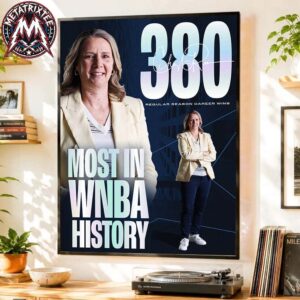 Congrats Cheryl Reeve Minnesota Lynx To The 380 Regular Season Career Wins Most In WNBA History Poster Canvas