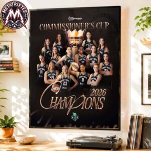 Congrats New York Liberty To The 2026 WNBA Commissioner’s Cup Champions Premium Poster Canvas