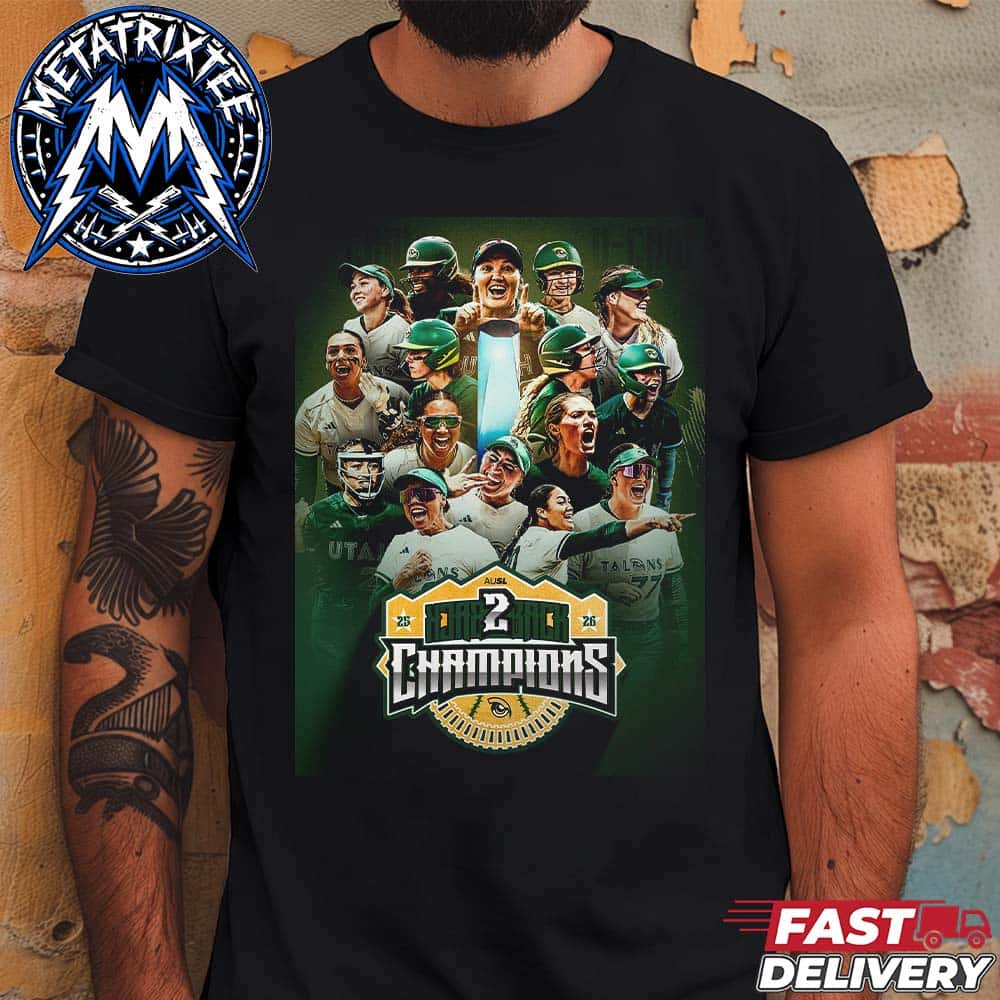 Congrats Utah Talons Back-To-Back AUSL Champs For AUSL Championship 2026 Short T-Shirt Congrats Utah Talons Back-To-Back AUSL Champs For AUSL Championship 2026 Short T-Shirt