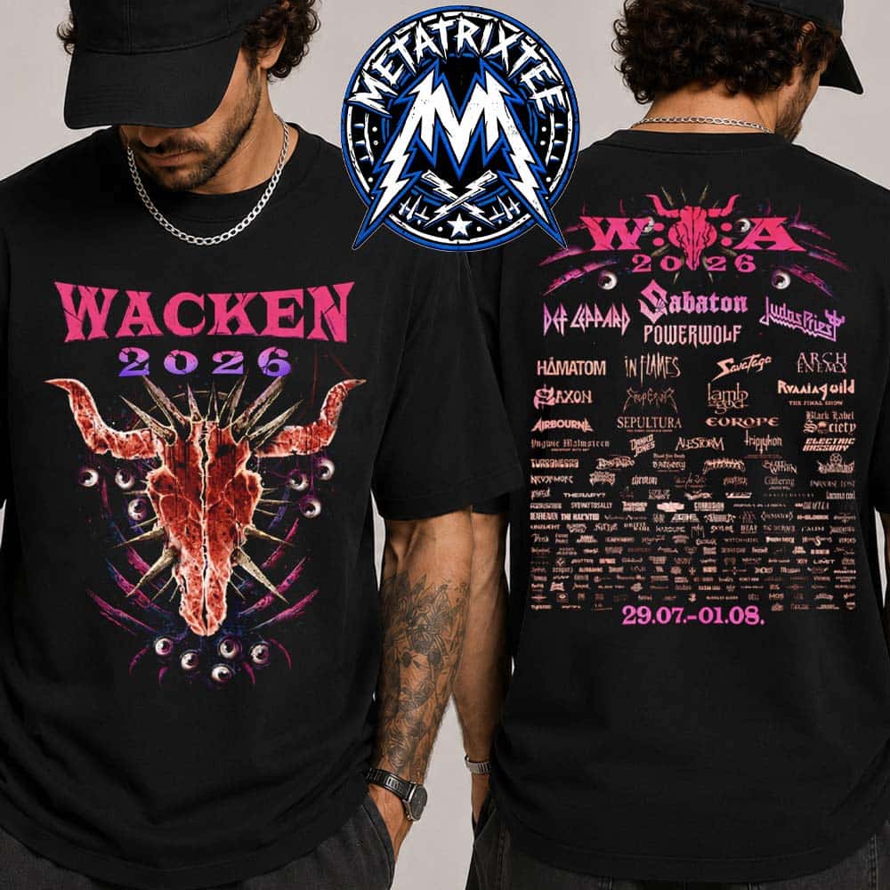 Crazy Eyes Tee For Wacken Open Air For 35th Anniversary In Wacken Germany From July 29 To August 1 2026 Unisex T-Shirt Crazy Eyes Tee For Wacken Open Air For 35th Anniversary In Wacken Germany From July 29 To August 1 2026 Unisex T-Shirt