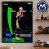 Azzi Does It x Jordan Brand Azzi Fudd Team Dallas Wings Winning The WNBA 3-Point Contest Durable Poster Canvas Azzi Does It x Jordan Brand Azzi Fudd Team Dallas Wings Winning The WNBA 3-Point Contest Durable Poster Canvas
