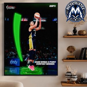 Dallas Wings Team Azzi Fudd Winning The WNBA 3-Point Contest Premium Poster Canvas