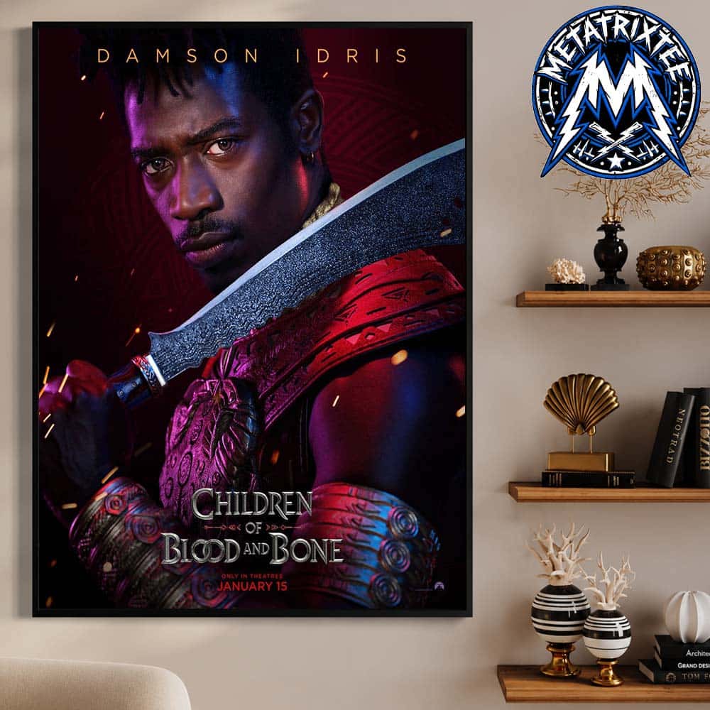 Damson Idris Is Inan Official Poster For Children Of Blood And Bone In Theaters January 15 2027 Premium Poster Canvas Damson Idris Is Inan Official Poster For Children Of Blood And Bone In Theaters January 15 2027 Premium Poster Canvas