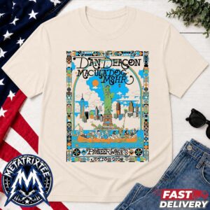 Dan Deacon And Macula Dog With MSHR Poster Show At Pioneer Works In Brooklyn New York On July 31 2026 Unisex T-Shirt