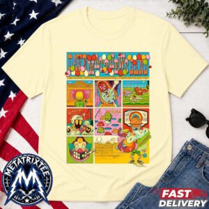 Dave Matthews Band Darien Lake Amphitheater Poster In Darien Center NY On July 22 2026 Vintage T-Shirt