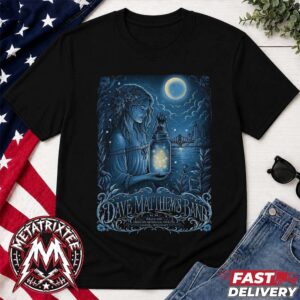 Dave Matthews Band Poster Concert At Freedom Mortgage Pavilion In Camden In NJ On July 10 2026 Vintage T-Shirt