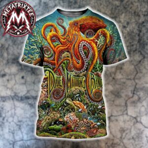 Dave Matthews Band Poster Concert At Freedom Mortgage Pavilion In Camden In NJ On July 11 2026 All Over Print Shirt