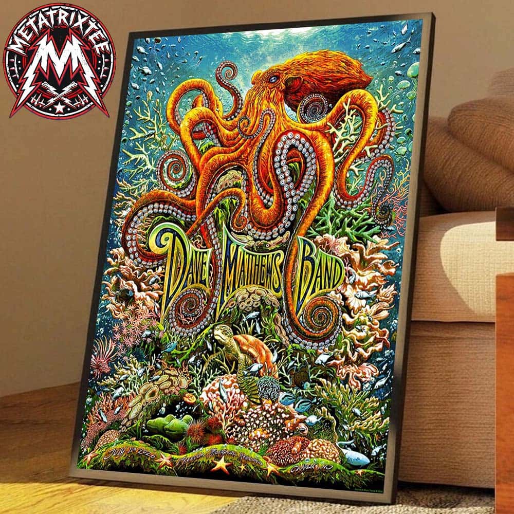 Dave Matthews Band Poster Concert At Freedom Mortgage Pavilion In Camden In NJ On July 11 2026 Poster Canvas Dave Matthews Band Poster Concert At Freedom Mortgage Pavilion In Camden In NJ On July 11 2026 Poster Canvas