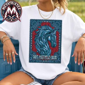 Dave Matthews Band Saratoga Springs NY Night 1 Poster For July 17th 2026 The Albany Med Health System At SPA Unisex T-Shirt