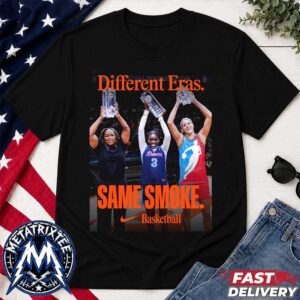 Diffence Eras Same Smoke x Nike Basketball Elena Delle Donne And Shakira Austin And Jezelle Banks Won The 2026 Kia WNBA Shooting Stars Champs Unisex T-Shirt