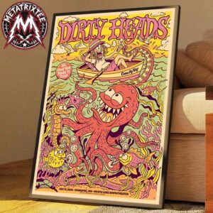 Dirty Heads Chicago IL 2026 Show Poster Night 1 For Huntington Bank Pavilion At Northerly Island So Glad You Made It On July 11 2026 Durable Poster Canvas