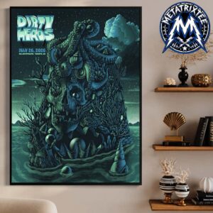 Dirty Heads Live Show Poster At the RBC Amphitheatre In Toronto Ontario On July 26 2026 Professional Poster Canvas