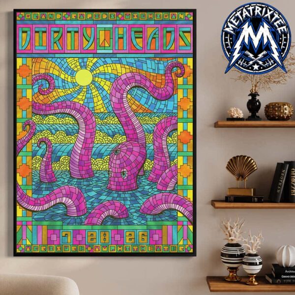 Dirty Heads Poster Concert For So Glad You Made It Tour At The