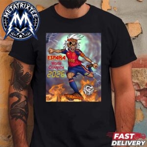 Eddie Iron Maiden Congrats Spain Football 2026 FIFA World Cup Champions Unisex T-Shirt