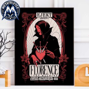 Ejekt Festival 2026 x Florence and the Machine On July 14th 2026 At Telekom Center In Athens GR Premium Poster Canvas