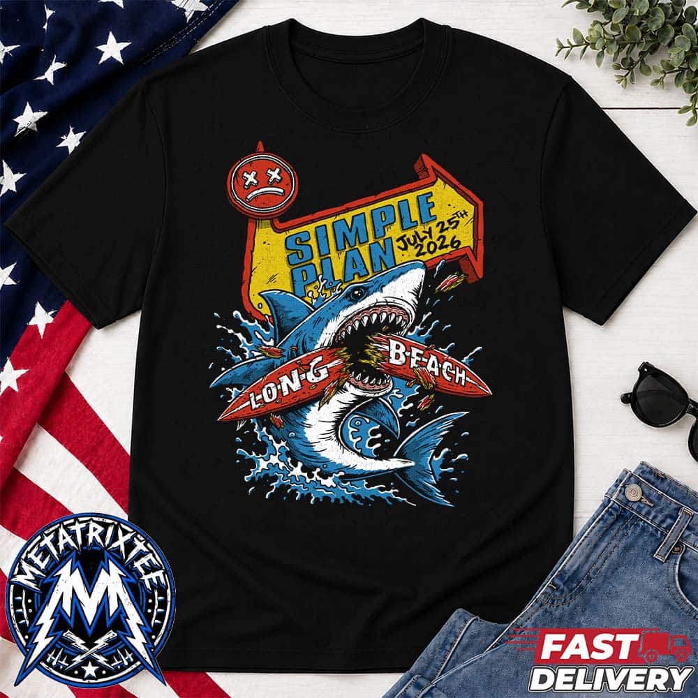 Exclusive Warped Tour Simple Plan Tee For Vans Warped Tour In Long Beach CA On July 25 2026 Short T-Shirt Exclusive Warped Tour Simple Plan Tee For Vans Warped Tour In Long Beach CA On July 25 2026 Short T-Shirt