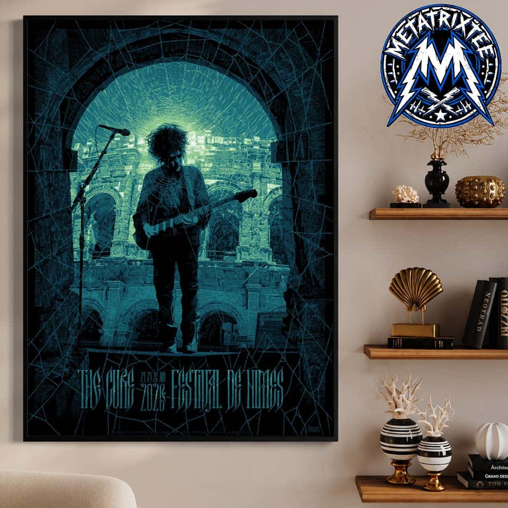 Festival de Nimes Night Two Show Poster For The Cure At The Arenes de Nimes In France On July 25 2026 High-Quality Poster Canvas Festival de Nimes Night Two Show Poster For The Cure At The Arenes de Nimes In France On July 25 2026 High-Quality Poster Canvas
