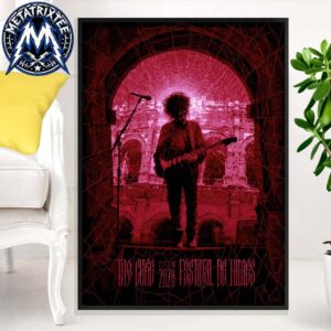 France 2026 The Cure Concert Poster For Festival de Nimes Night Three At The Arenes de Nimes On July 26 Gallery-Style Poster Canvas
