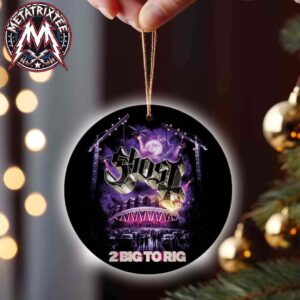 Ghost 2 Big To Rig Tee 2026 Feature Film Capturing Skeletour World Tour Ceramic Ornament
